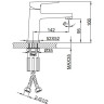 Смеситель для раковины FRAP H90 F1090